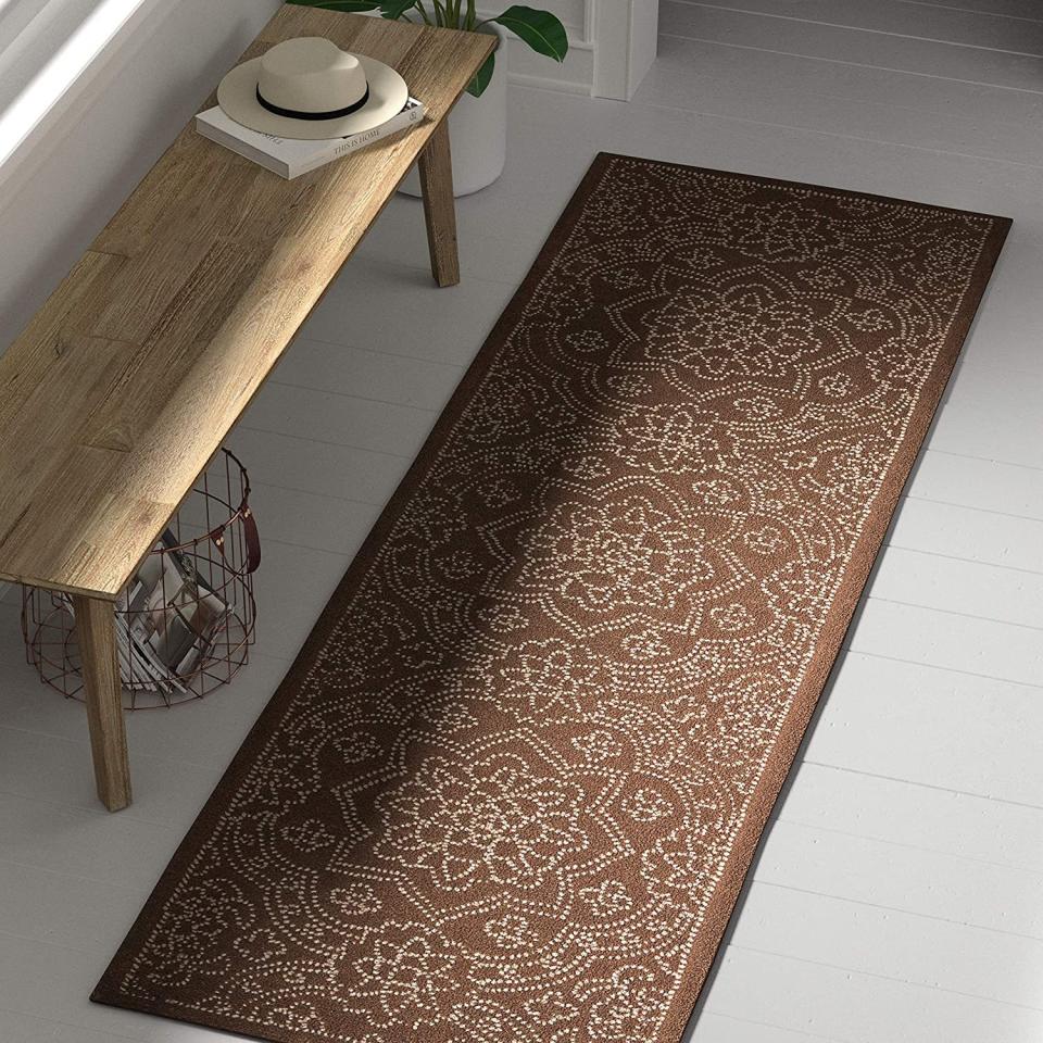 Stone & Beam Floral Medallion Area Rug