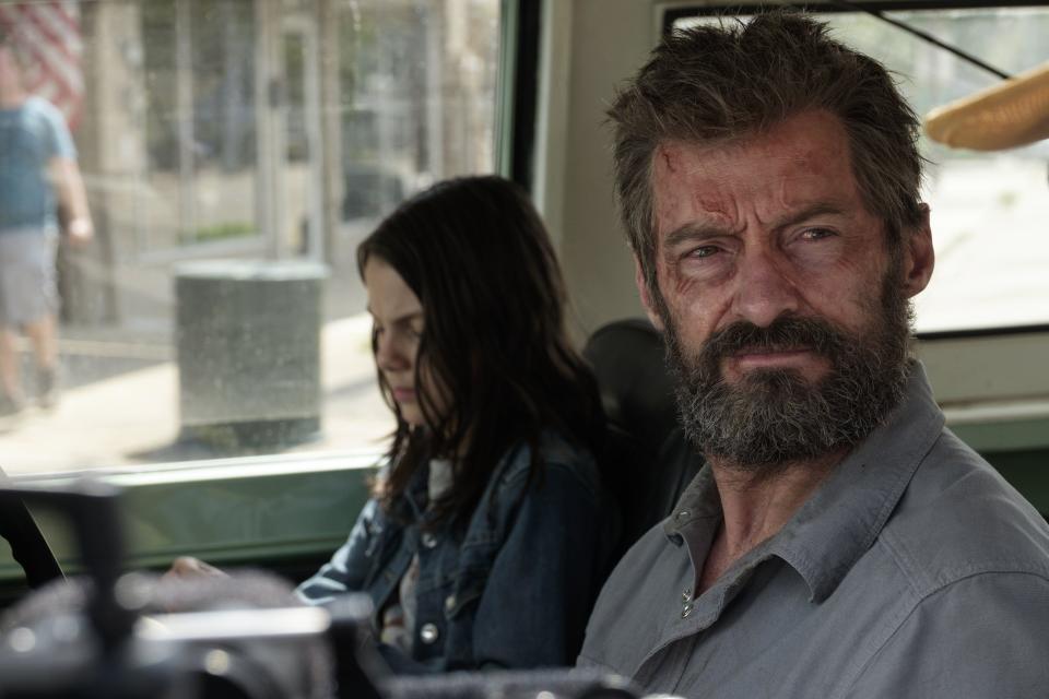 Original Film Title: LOGAN.  English Title: LOGAN.  Film Director: JAMES MANGOLD.  Year: 2017.  Stars: HUGH JACKMAN; DAFNE KEEN. Credit: DONNER'S COMPANY/MARVEL ENTERTAINMENT/TSG ENTERTAINMENT/TWEN / Album