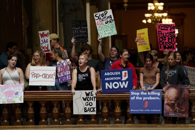 FILE PHOTO: Special session to debate banning abortion in Indianapolis