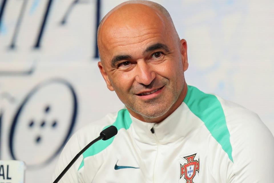 Portugal boss Roberto Martinez (EPA)