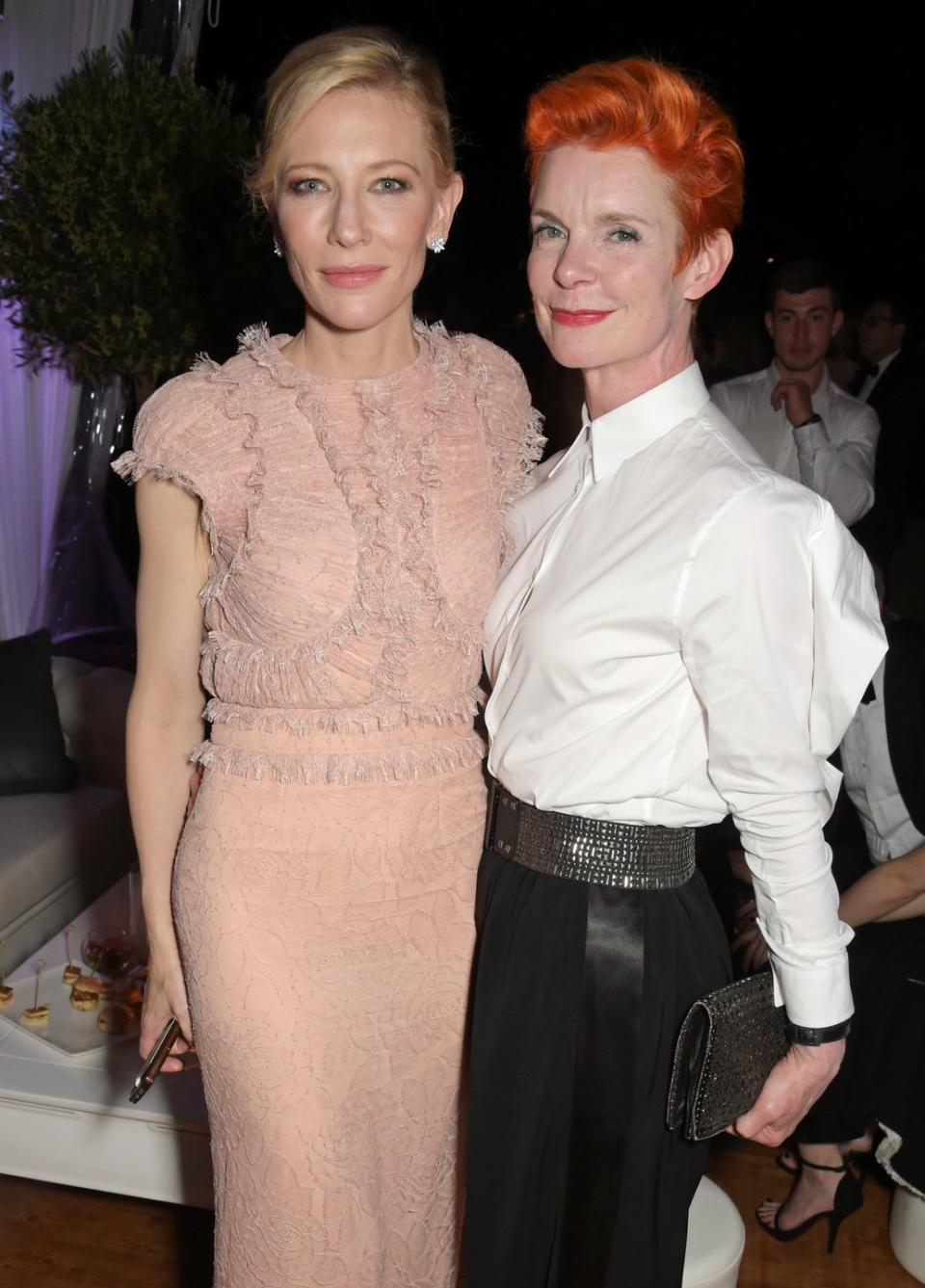 <span class="caption">Sandy Powell with Cate Blanchett</span><span class="photo-credit">David M. Benett - Getty Images</span>