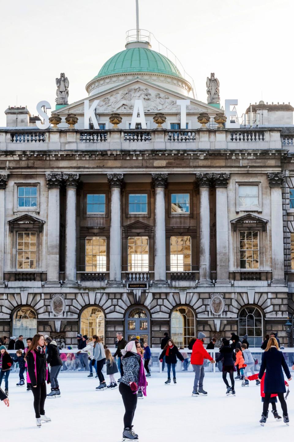 Skaters at Somerset House