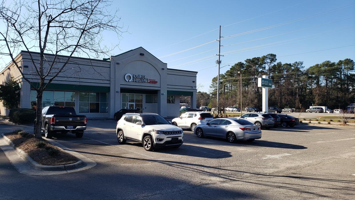 Oak Street Health, a retail health clinic, opened on Raeford Road and Bingham Drive last year. The location used to be a Rite-Aid, which closed in 2018.