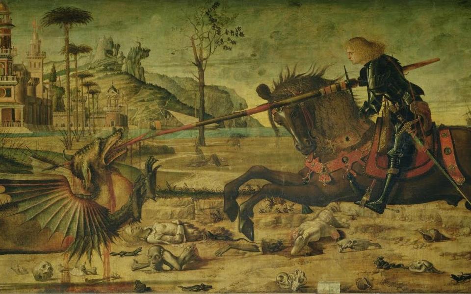 St George slays a dragon