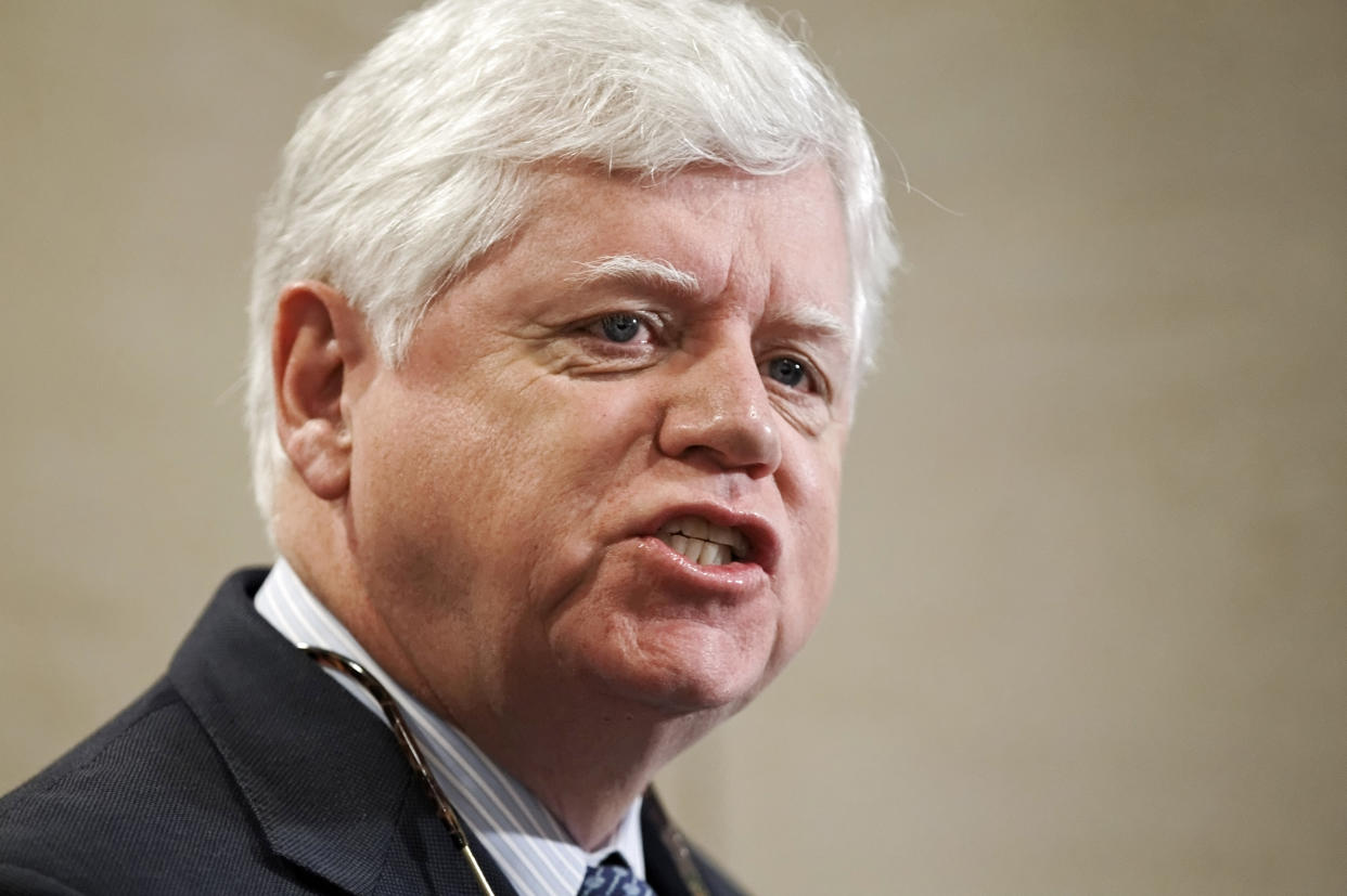 Rep. John Larson (D-Conn.) speaks on Capitol Hill in January 2012. He has recruited more than 200 co-sponsors for his Social Security 2100 bill expanding Social Security benefits. (Photo: J. Scott Applewhite/ASSOCIATED PRESS)