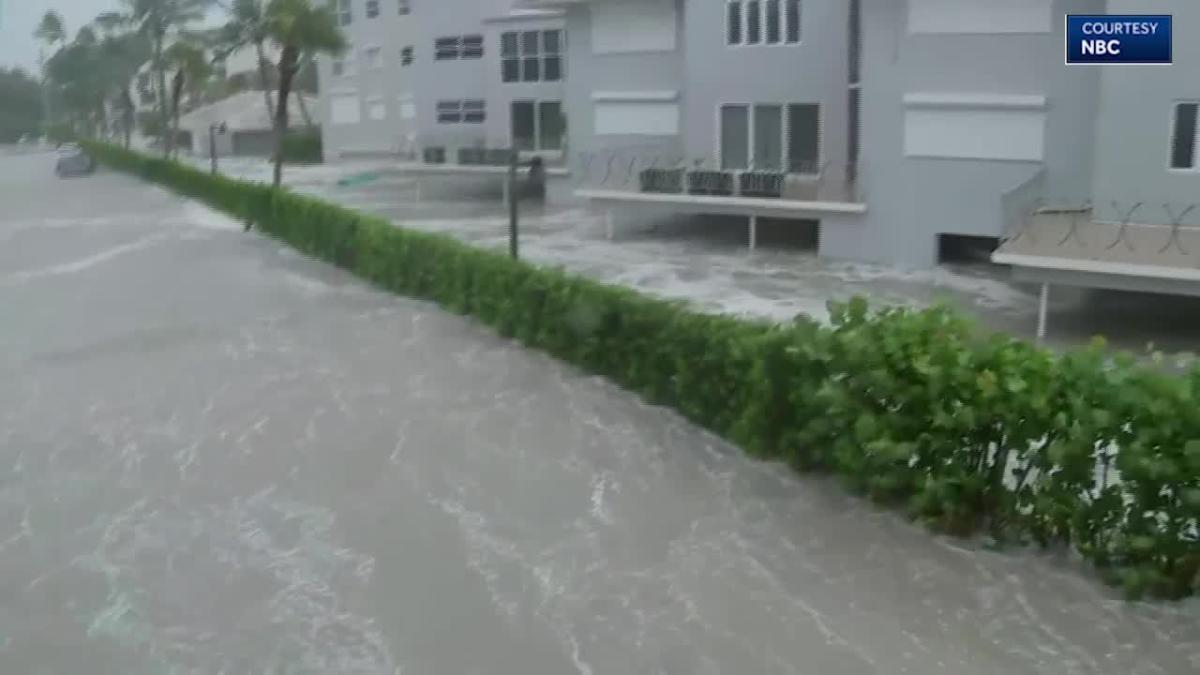 Hurricane Ian flooding in Naples, FL