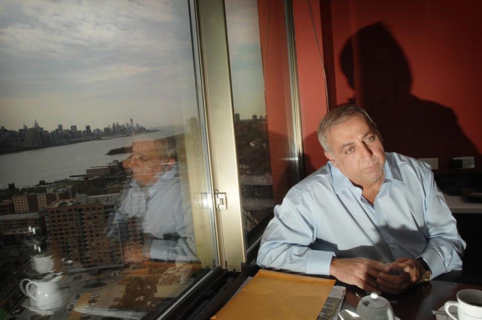 Fred Daibes, Edgewater-based developer, and largest shareholder in troubled Mariner's Bank, in his very large home within the St. Moritz in Edgewater in 2012.