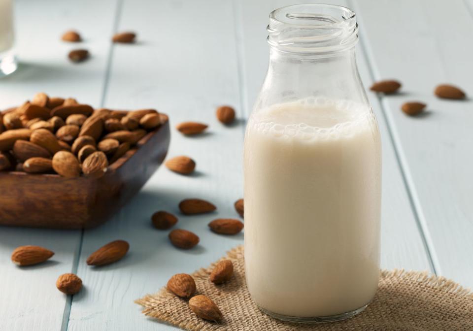 7) Almond milk