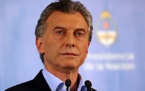 Mauricio Macri - Credit: &nbsp;MARCOS BRINDICCI/&nbsp;REUTERS