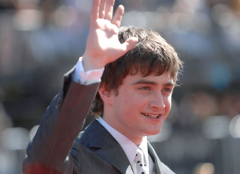 FILE PHOTO: Cast member Daniel Radcliffe attends the premiere of "Harry Potter and the Order of the Phoenix" in Hollywood