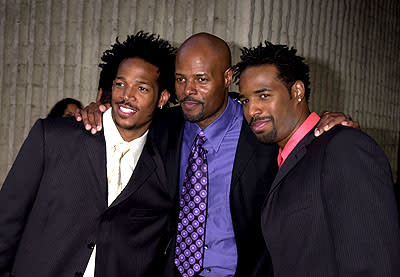 Marlon Wayans , Keenen Ivory Wayans and Shawn Wayans at the Westwood premiere of Dimension's Scary Movie 2