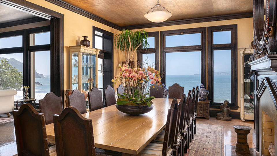 The picture windows in the dining room offer great views. - Credit: Brian Kitts