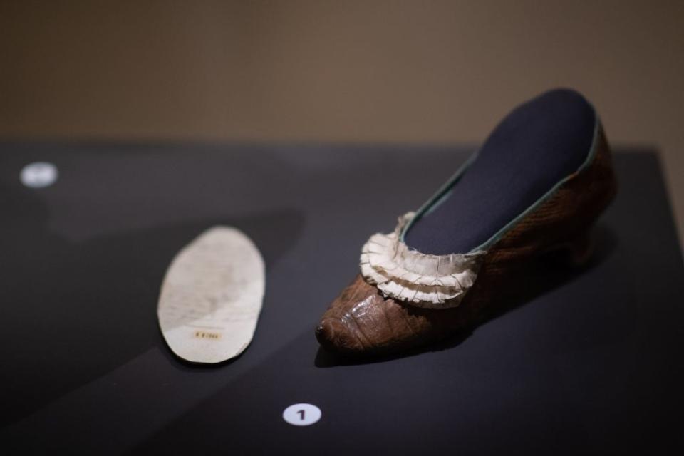 One of Marie Antoinette's shoes