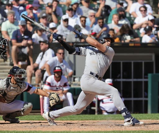 紅襪在對上蓋落（Joey Gallo）的打席卻還是用了守備佈陣。法新社