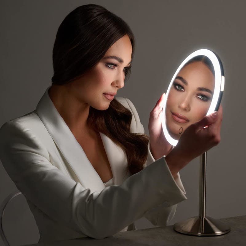 Ilios Lighting Cordless Bright LED Makeup Mirror