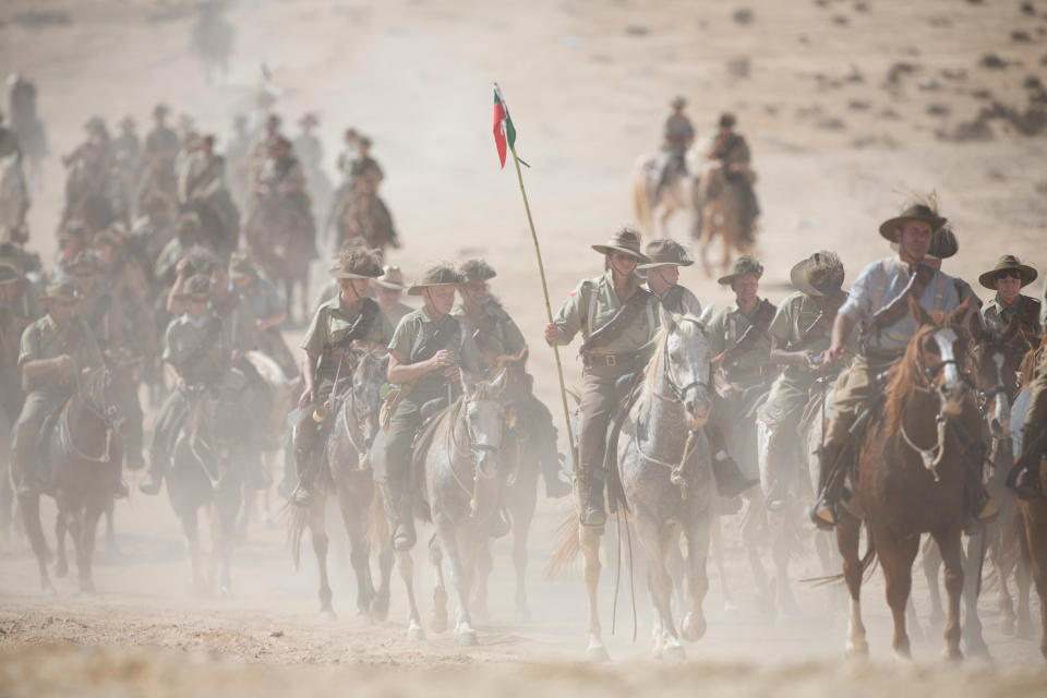 <p>Geschichtsenthusiasten proben in Israel die historische Nachstellung der Schlacht von Be’er Scheva. Die vormals unter osmanischer Herrschaft stehende Stadt wurde im Oktober 1917 von britischen, australischen und neuseeländischen Truppen erobert.<br> (Bild: AP Photo) </p>