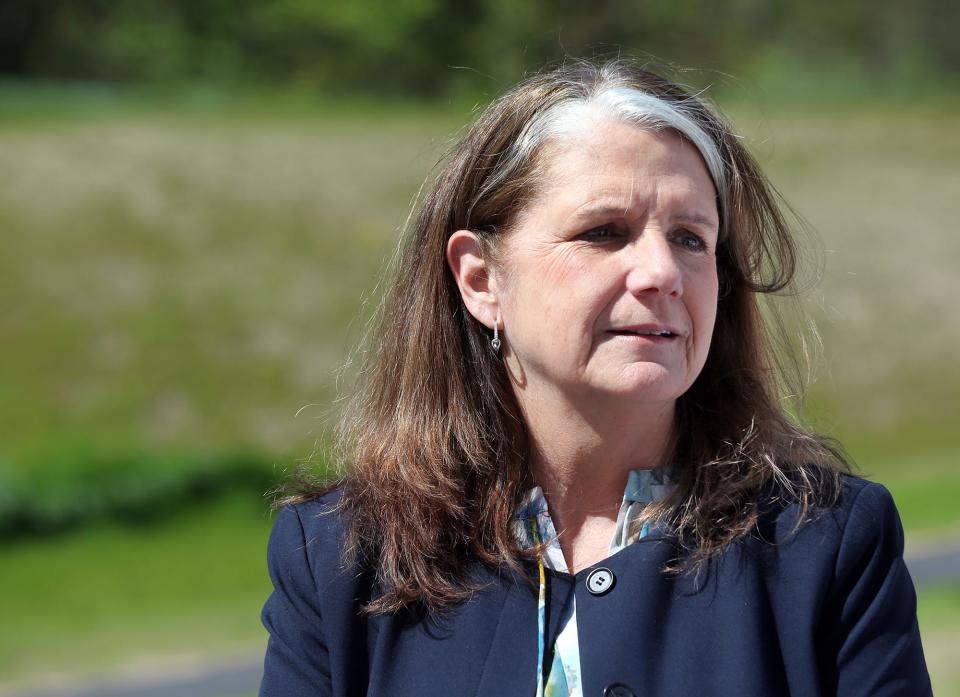 Maureen Beauregard, president and CEO of Easterseals New Hampshire and Vermont, had a vision of affordable housing for seniors and Champlin Place in Rochester is a reality, she said, Monday, May 13, 2024.