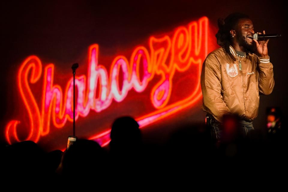 Shaboozey performs at the Basement East in Nashville, Tenn., Monday, May 20, 2024.