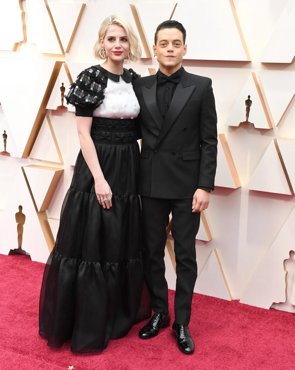 Rami Malek Lucy Boynton Oscars 2020