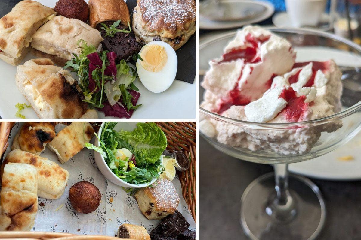 The afternoon tea picnic at Ten Degrees in Caerphilly <i>(Image: NQ staff)</i>