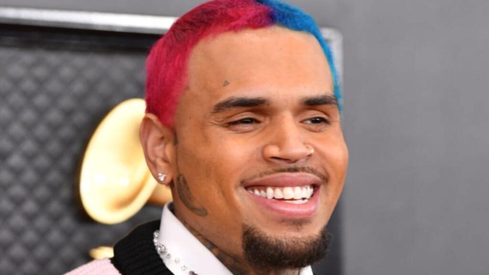 Chris Brown attends the 62nd Grammy Awards at Staples Center in Los Angeles in January 2020. (Photo by Amy Sussman/Getty Images)