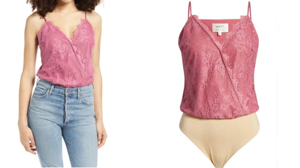 WAYF x x BFF Natalie Lace Camisole Bodysuit - Nordstrom, $21 (originally $49)