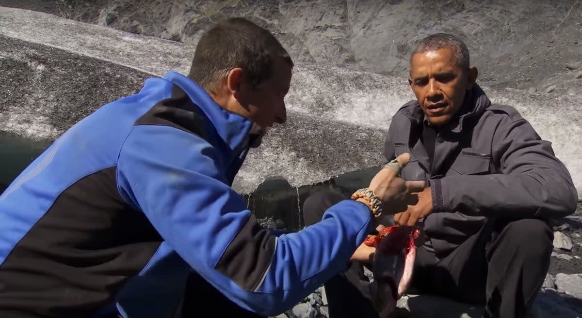 Obama and Grylls in the wild (NBC)