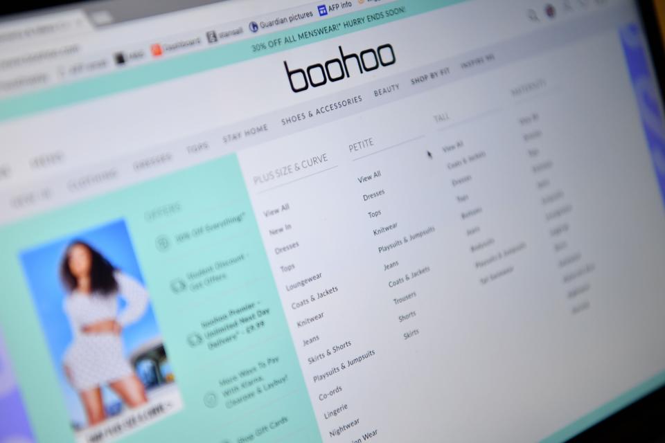 <p>Ms Creasy is calling on retailers such as Boohoo to remove the lender schemes from their websites</p> (AFP via Getty Images)