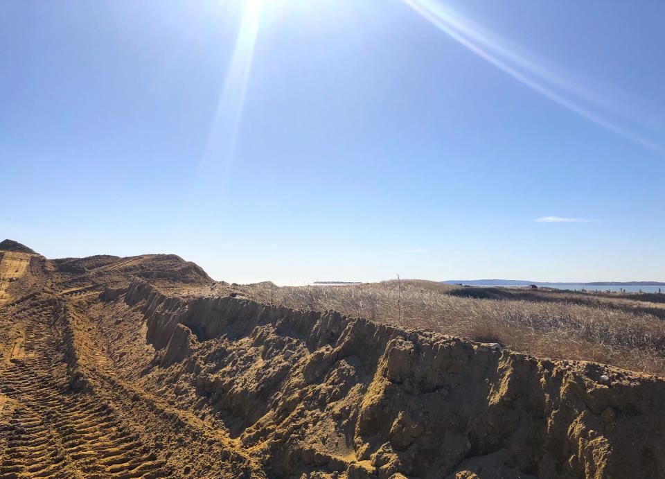 Duxbury Beach seemed to disappear for a time this spring when hundreds of tons of new sand were being trucked in.