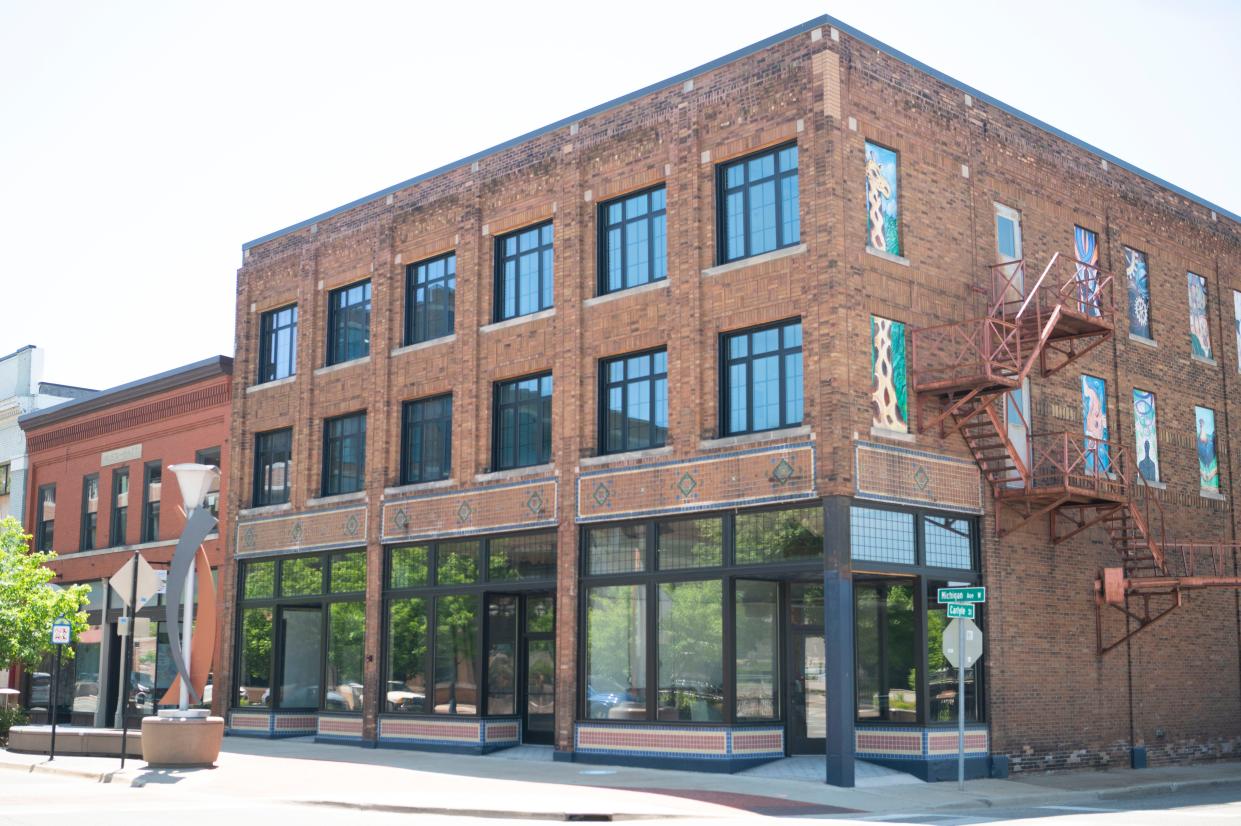 Anson Building LLC plans to invest $3 million to redevelop the former Anson Hotel at 121 W. Michigan Ave. into a fresh food market/deli and eight apartments.