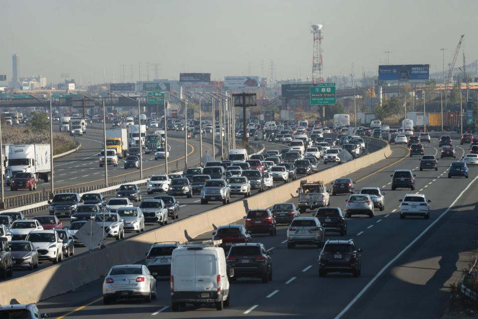 New Jersey Turnpike. Photo taken in Elizabeth, NJ on Thursday Oct. 26, 2023.