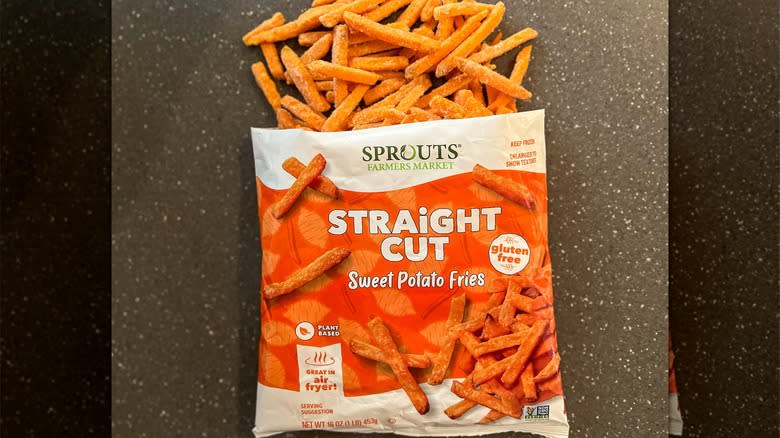 Bag of Sprouts frozen sweet potato fries