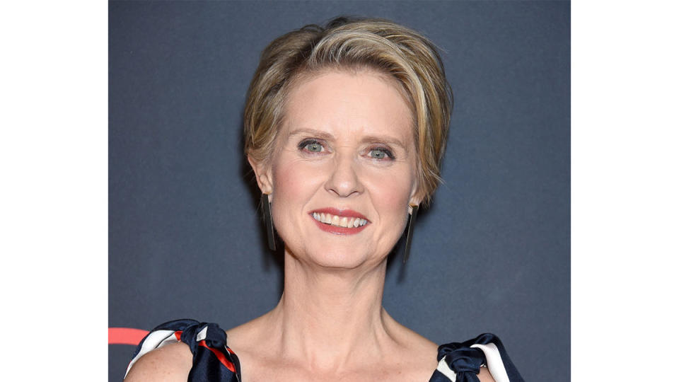 Cynthia Nixon close up