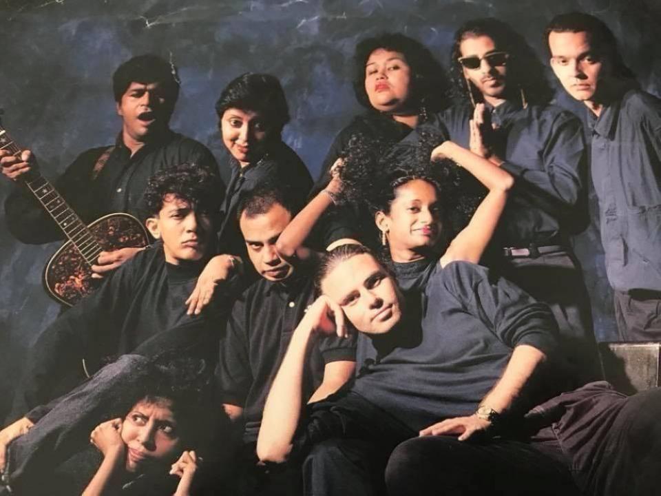 Members of Instant Cafe Theatre, which was formed in 1989 by Jo Kukathas, Andrew Leci, Zahim Albakri and Jit Murad.— Picture courtesy of Jo Kukathas