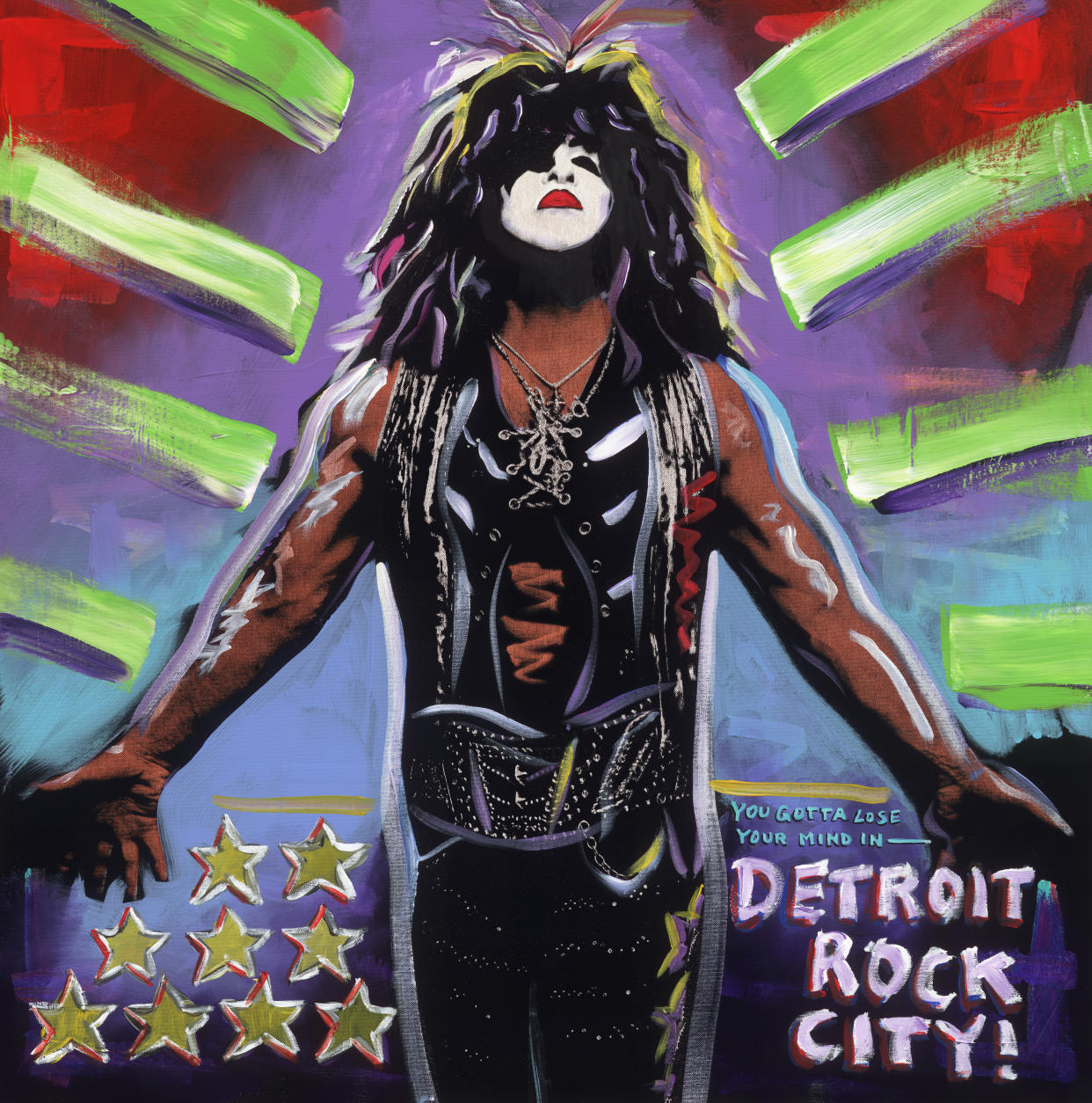 Paul Stanley's 'Detroit Rock City,' Black Series. (Photo: Wentworth Gallery)