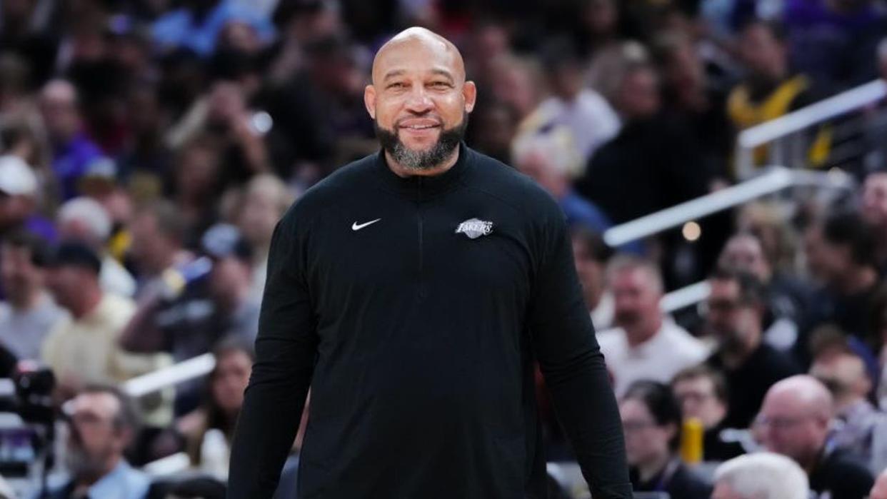 <div>Lakers head coach Darvin Ham of the Los Angeles Lakers. (Photo by Dylan Buell/Getty Images)</div> <strong>(Getty Images)</strong>