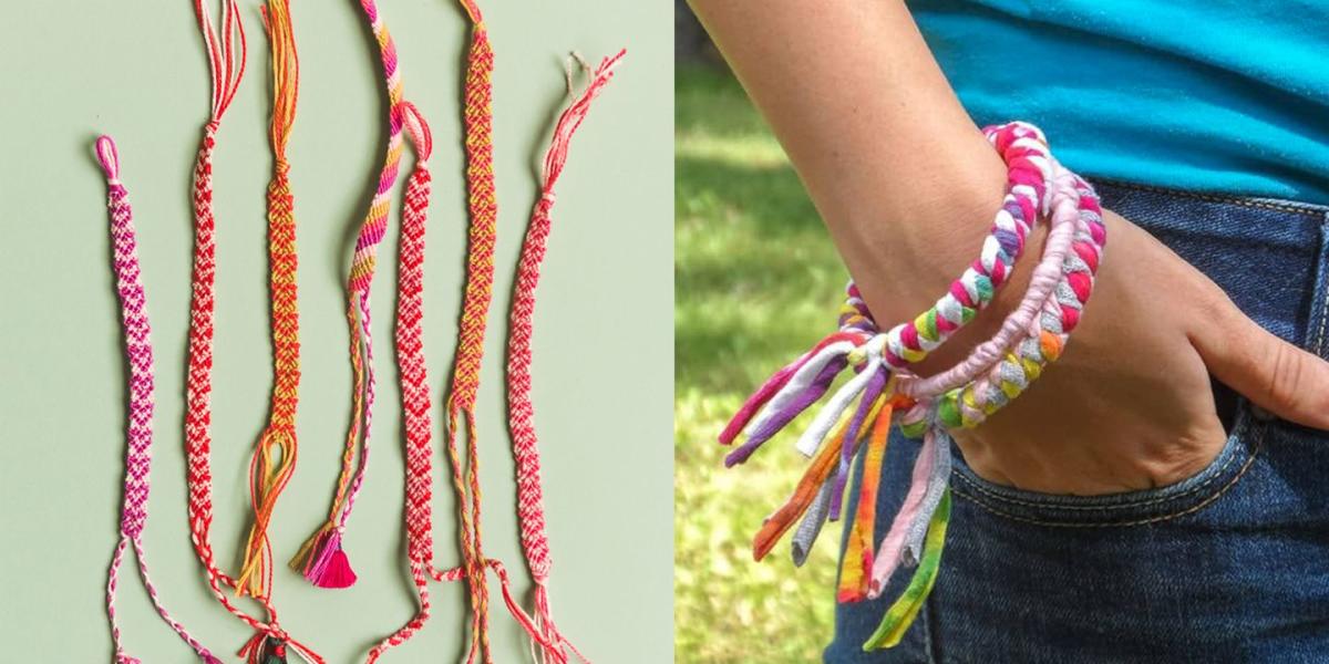 Ladder Stitch Friendship Bracelet