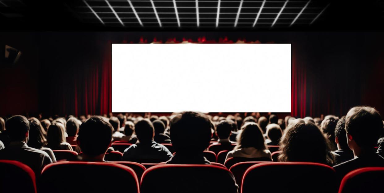 Seeing the light − at the movies. <a href="https://www.gettyimages.com/detail/photo/people-in-the-cinema-auditorium-with-empty-white-royalty-free-image/1494642262?phrase=%22movie+theater%22&adppopup=true" rel="nofollow noopener" target="_blank" data-ylk="slk:igoriss/iStock via Getty Images;elm:context_link;itc:0;sec:content-canvas" class="link ">igoriss/iStock via Getty Images</a>