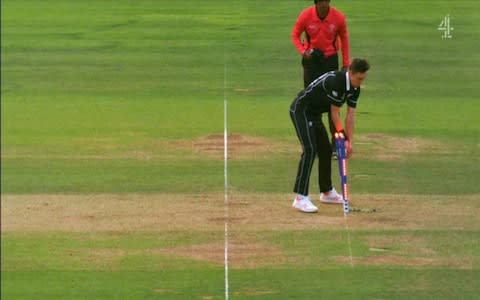 Boult run out - Credit: Sky Sports