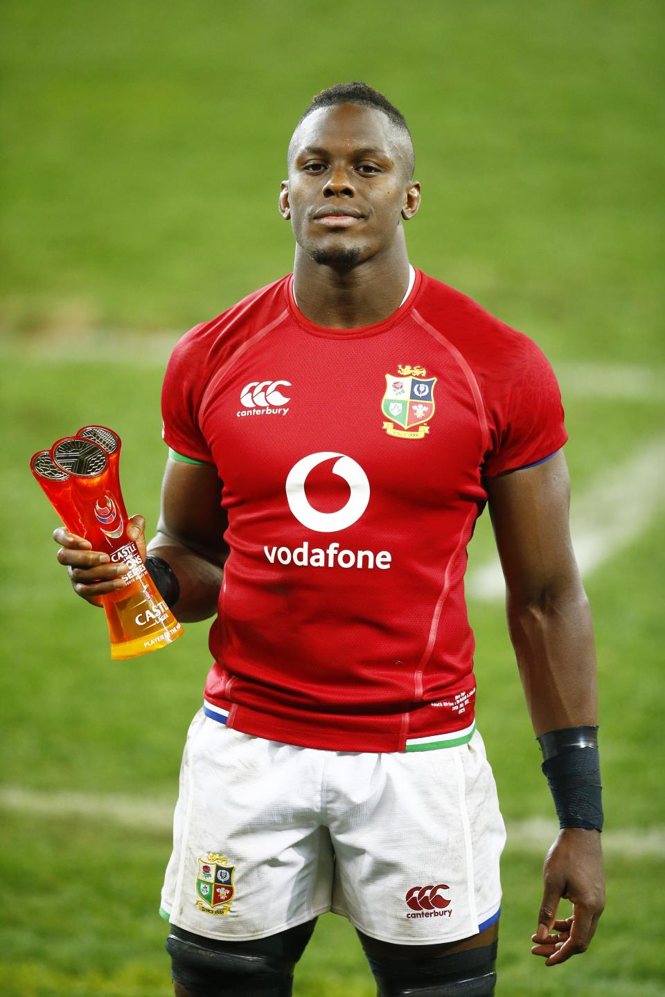 Maro Itoje, pictured, has been hailed as delivering the best performance of his career for the British and Irish Lions (Steve Haag) (PA Wire)