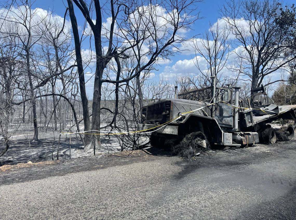 The Chalk Mountain Fire, which is officially 10% contained, has burned more than 6,700 acres since Monday in an area about 50 miles southwest of Fort Worth.