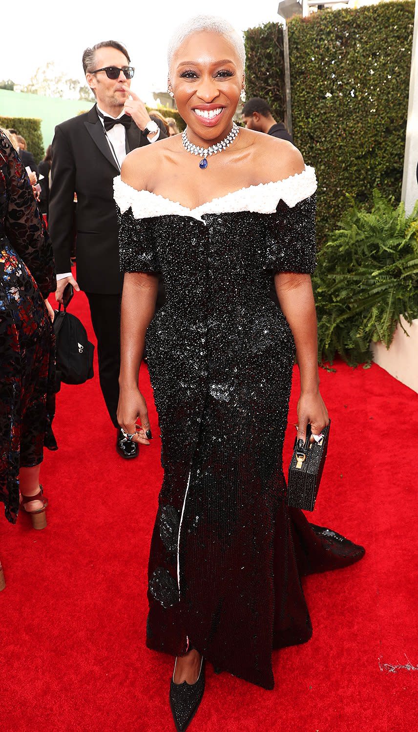 Cynthia Erivo's Skirt Had a Sweet Surprise