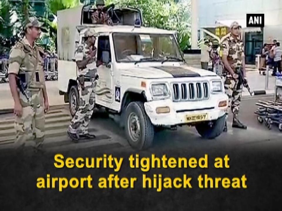 Security tightened at airport after hijack threat