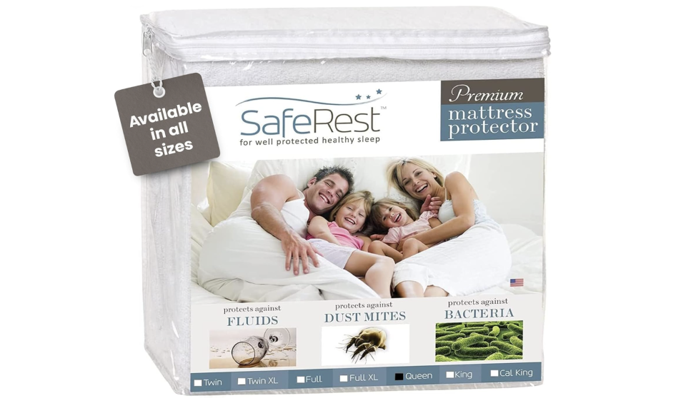 Protector de colchón SafeRest Premium, tamaño Queen