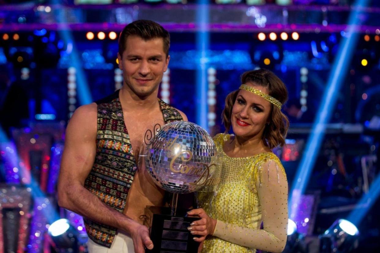 Caroline Flack after winning 'Strictly Come Dancing' in 2014: BBC