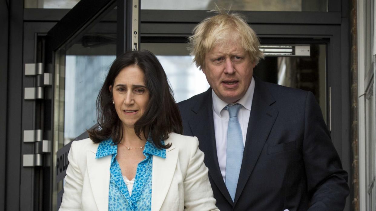  Marina Wheeler and Boris Johnson. 
