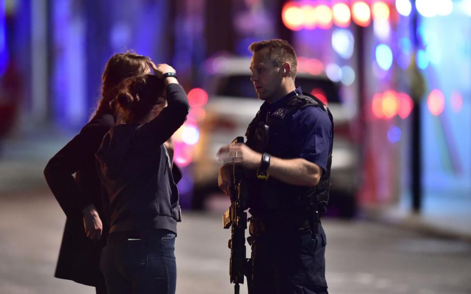  Incident at London Bridge - Credit: Dominic Lipinski /PA 