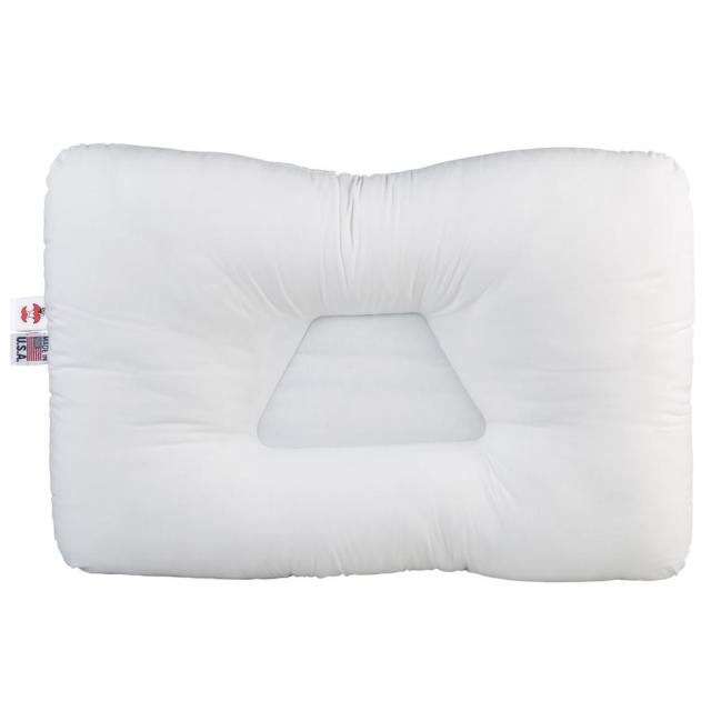 Lumbar Pillow for Sleeping Back Pain - Support the Lower Back in Bed w -  TruContour