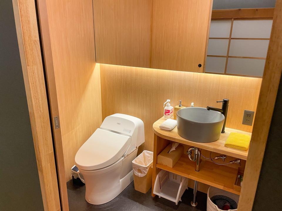 A toilet in Japan.