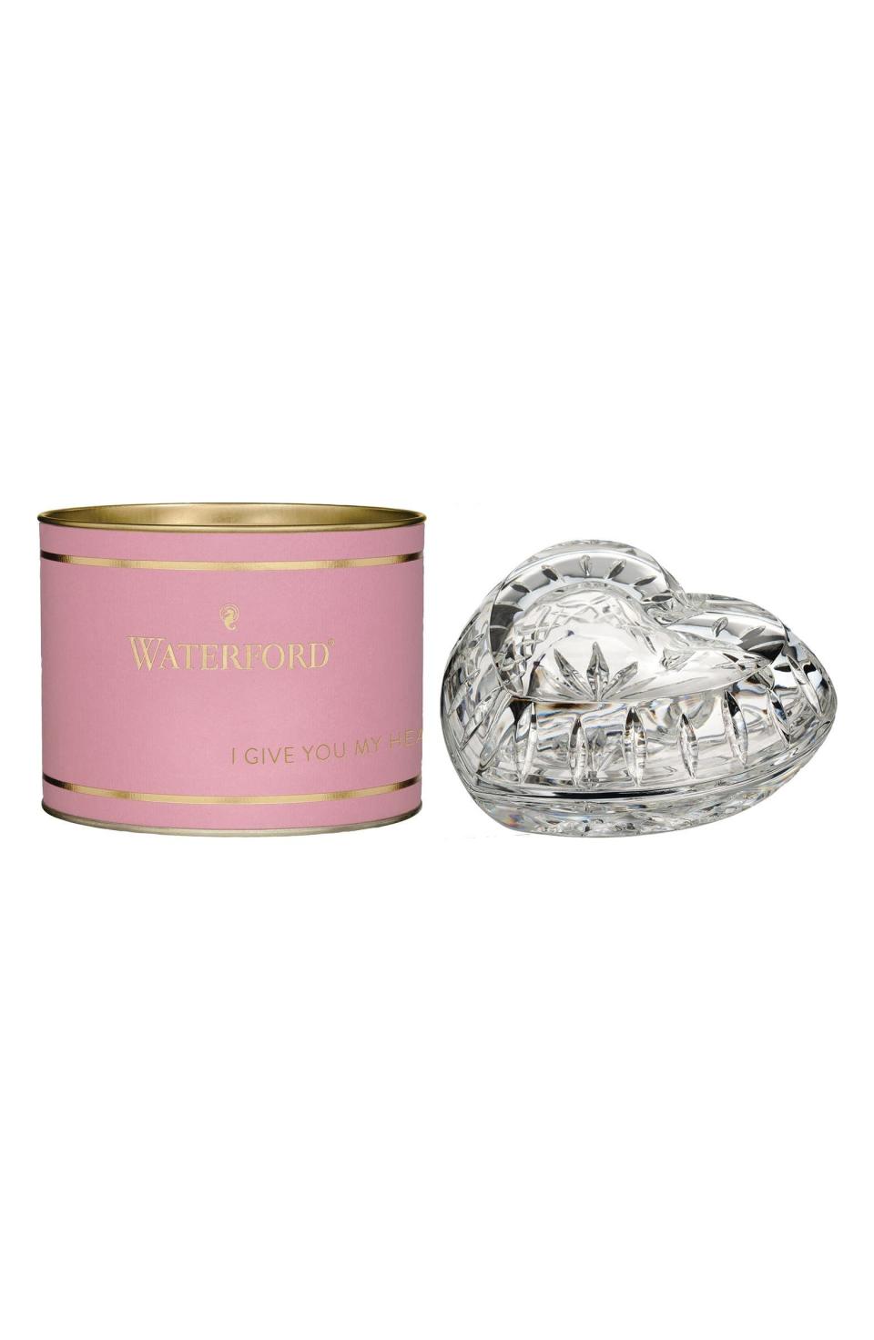 <p><a href="https://go.redirectingat.com?id=74968X1596630&url=https%3A%2F%2Fwww.nordstrom.com%2Fs%2Fwaterford-giftology-heart-lead-crystal-box%2F4643093&sref=https%3A%2F%2Fwww.thepioneerwoman.com%2Fholidays-celebrations%2Fgifts%2Fg35048368%2Fvalentines-day-gifts-for-her%2F" rel="nofollow noopener" target="_blank" data-ylk="slk:Shop Now;elm:context_link;itc:0;sec:content-canvas" class="link ">Shop Now</a></p><p>Heart Lead Crystal Box</p><p>nordstrom.com</p><p>$125.00</p><span class="copyright">Nordstrom</span>